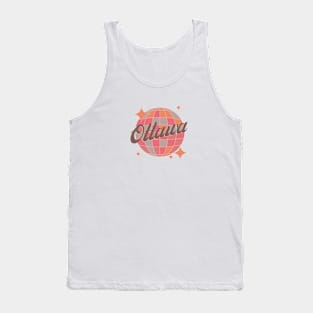 Ottawa City Canada Retro Vintage Design Tank Top